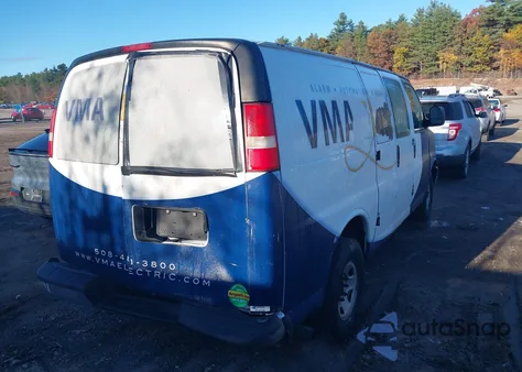 2008 Chevrolet Express Work Van из США, поврежденный, VIN 1GCGG25C581145081
